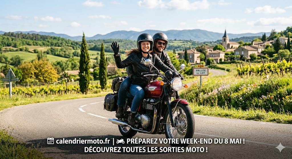 🏍️ PRÊTS POUR LE WEEK-END DU 8 MAI ? 🏁